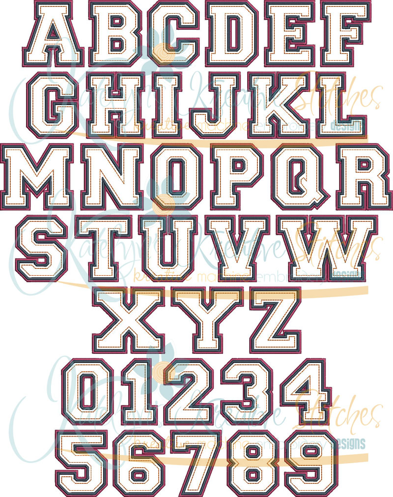 College Font 35